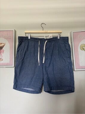 Old Navy Men's Blue Drawstring Athletic Shorts